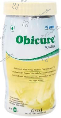 Obicure Whey Protein with CLA, Multivitamins & Minerals - Flavour Vanilla Powder 200 Powder