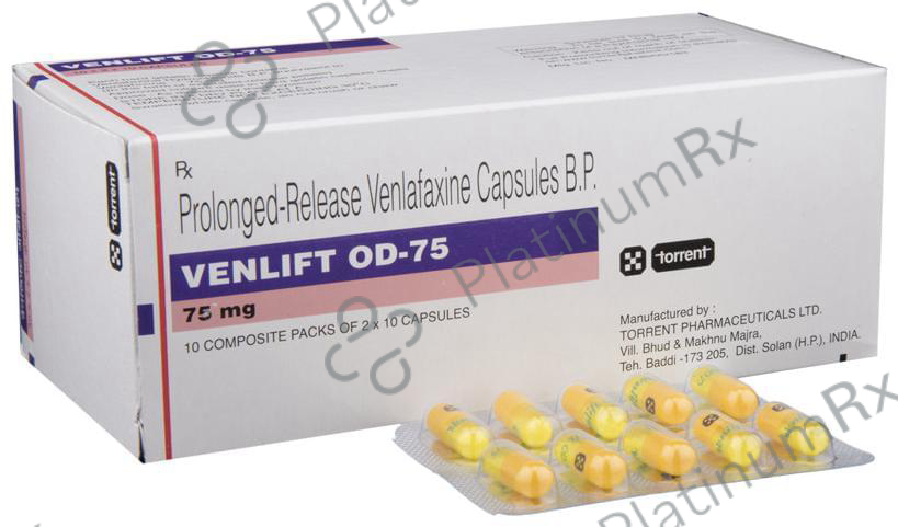 Venlift OD 75mg Capsule PR 10s