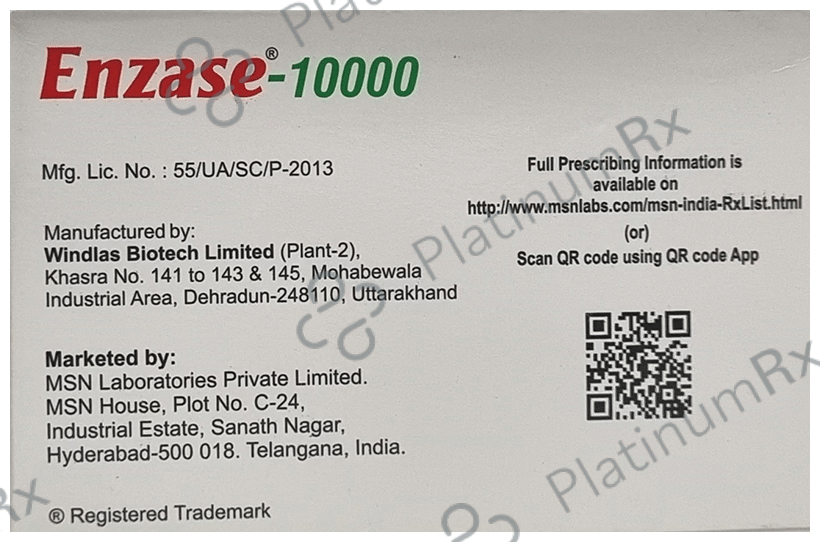 Enzase 10000mg Tablet 10s