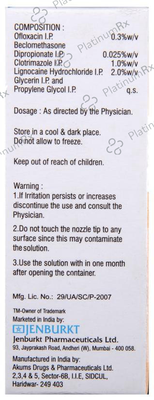 Triben Plus Ear Drop