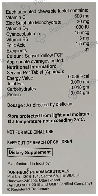Geo D3 CZ Chewable Tablet 15s