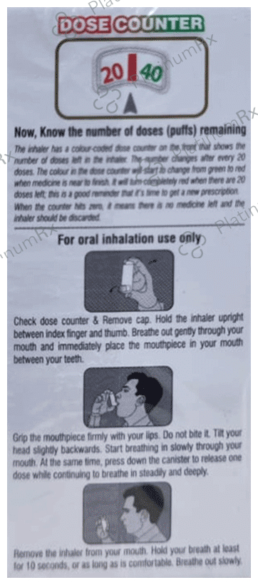 Indanide 200 Inhaler CFC Free