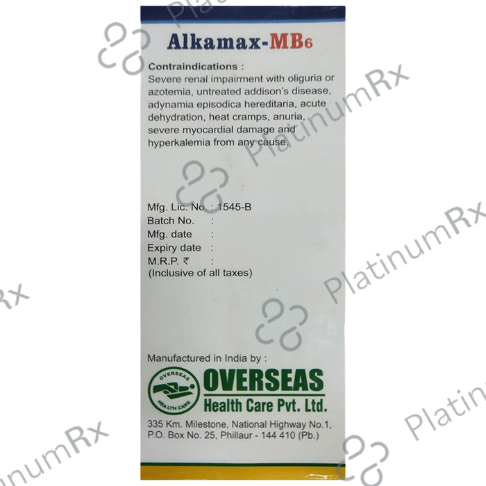 Alkamax MB6 Oral Solution Mango Sugar Free