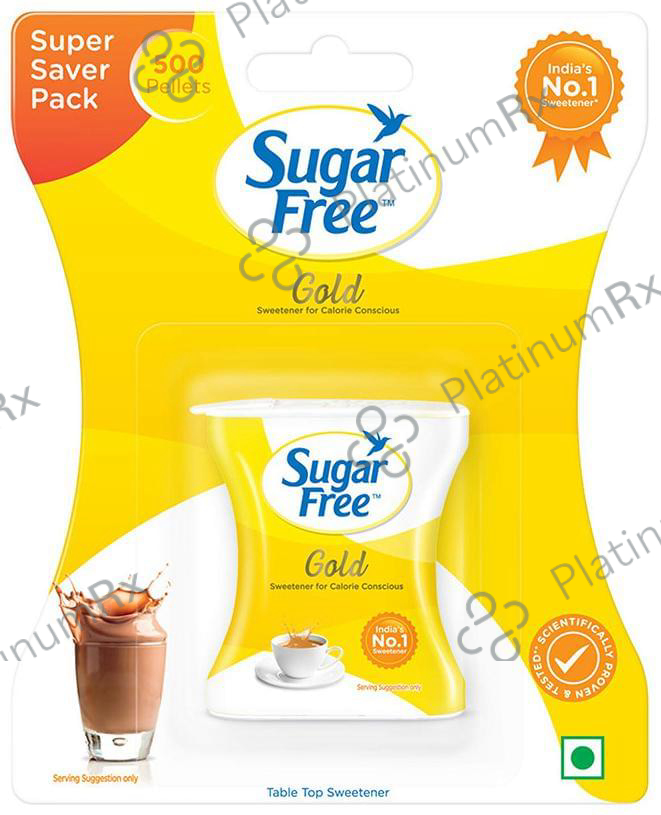 Sugar Free Gold Low Calorie Aspartame Sweetener 500 pellets