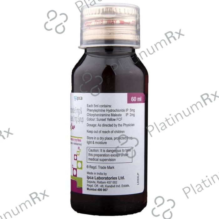 Solvin Cold AF 2/5mg Syrup 60ml