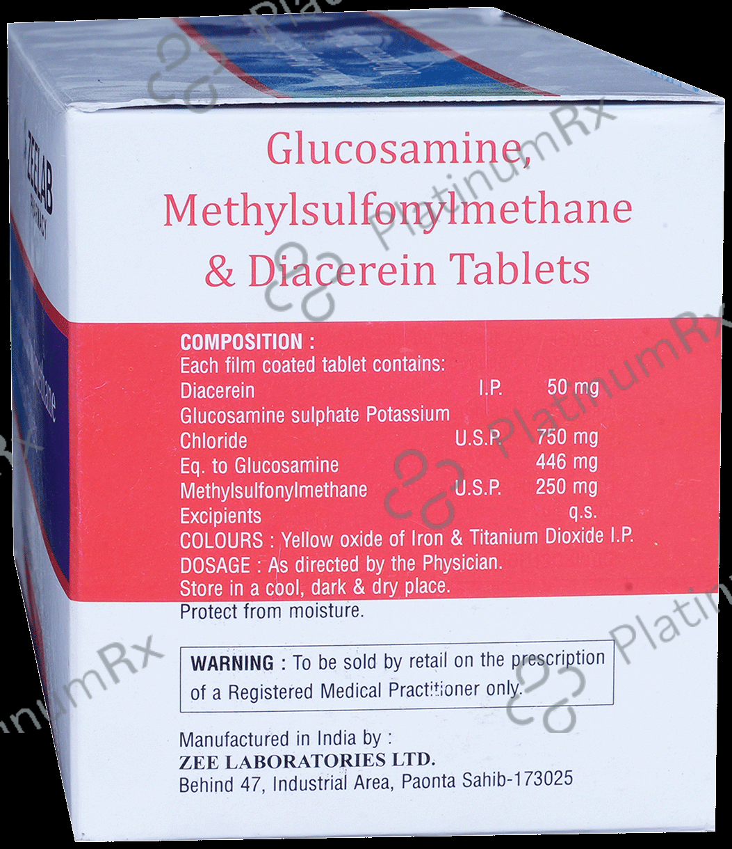 Glucoswell Plus 50mg/750mg/250mg Tablet