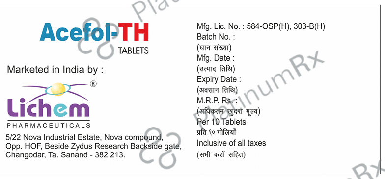 Acefol-TH Tablet
