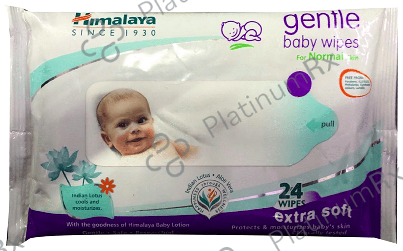 Himalaya Gentle Baby Wipes 24s
