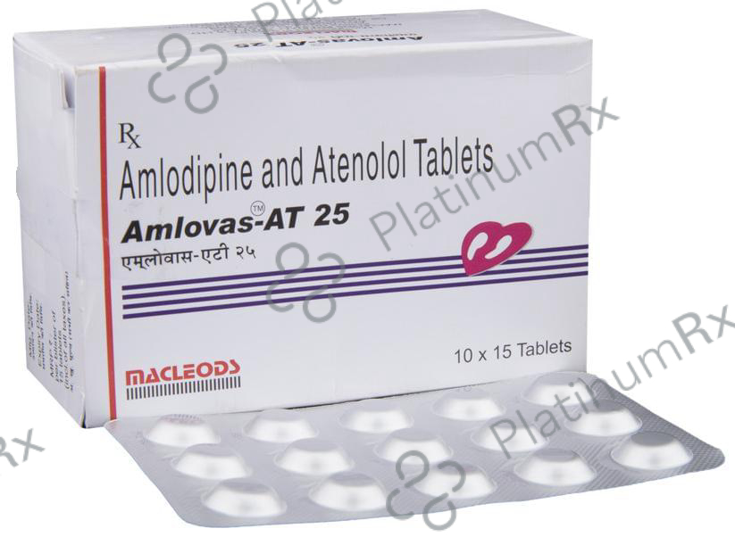 Amlovas AT 5/25mg Tablet 15s