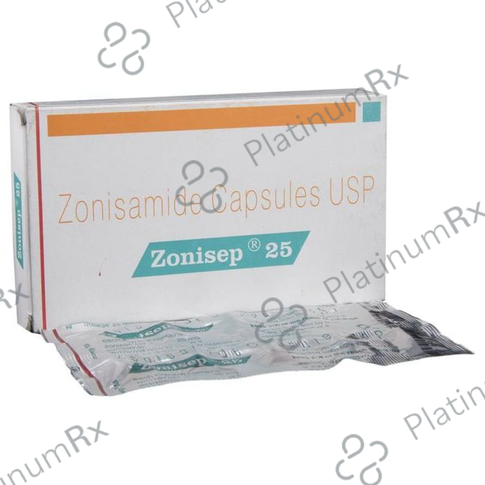 Zonisep 25mg Capsule 10s