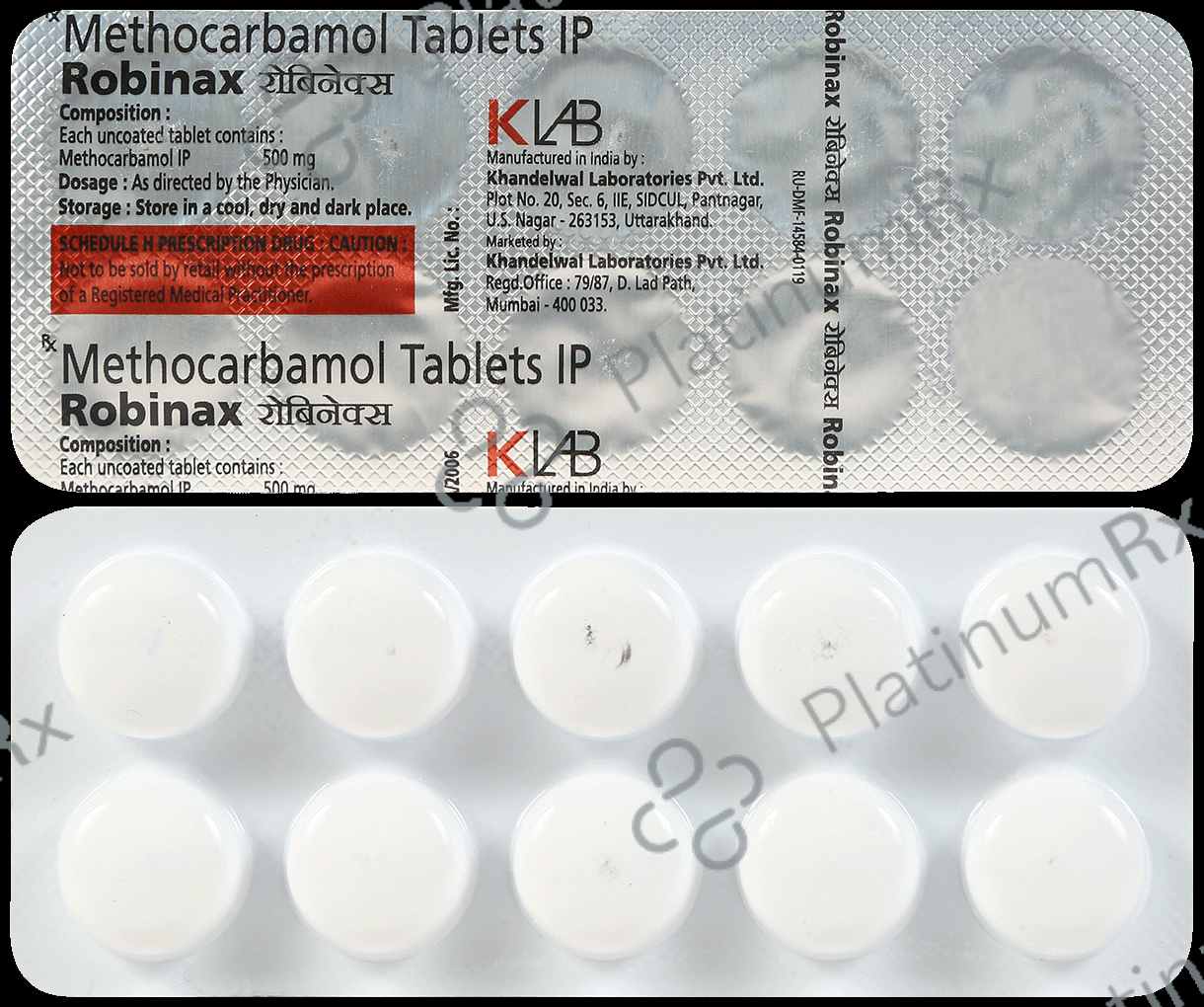 Robinax 500mg Tablet 10s