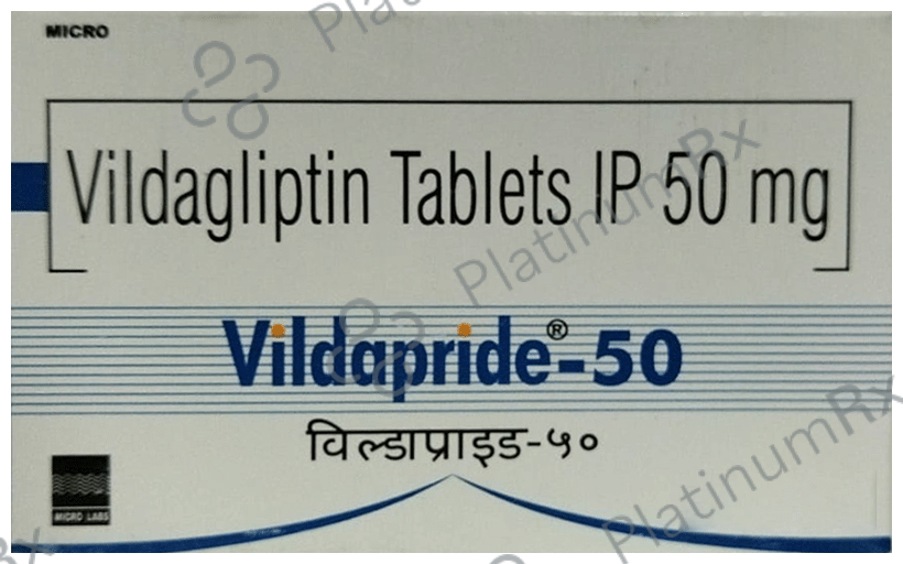 Vildapride 50mg Tablet 15s