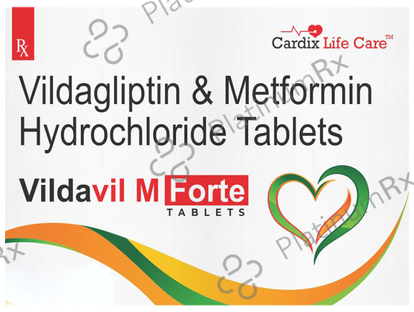 Vildavil M Forte 1000mg/50mg Tablet