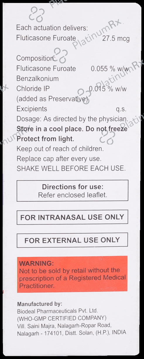 Axunil 27.5mcg Nasal Spray 9gm