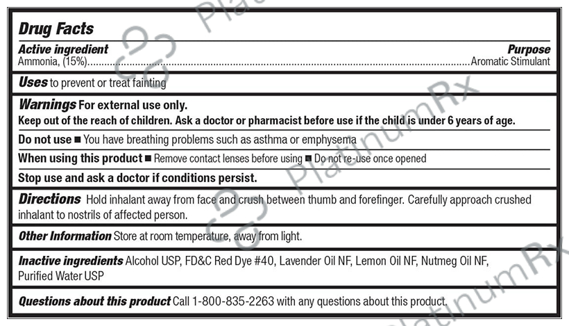First Aid Only Pac-Kit 9-001 Ammonia Inhalant Capsules (10 Each)