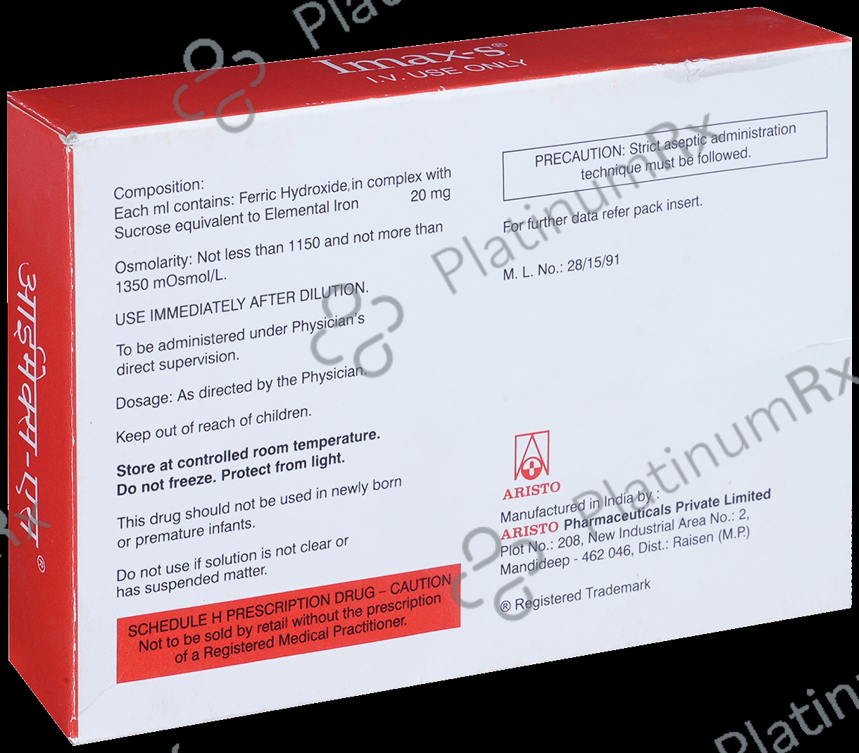 Imax S 20mg Injection 5ml