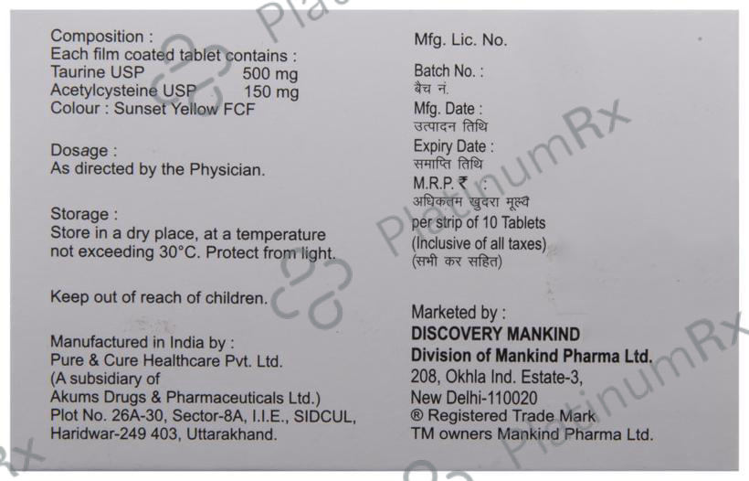Nefrozon 150/500mg Tablet 10s