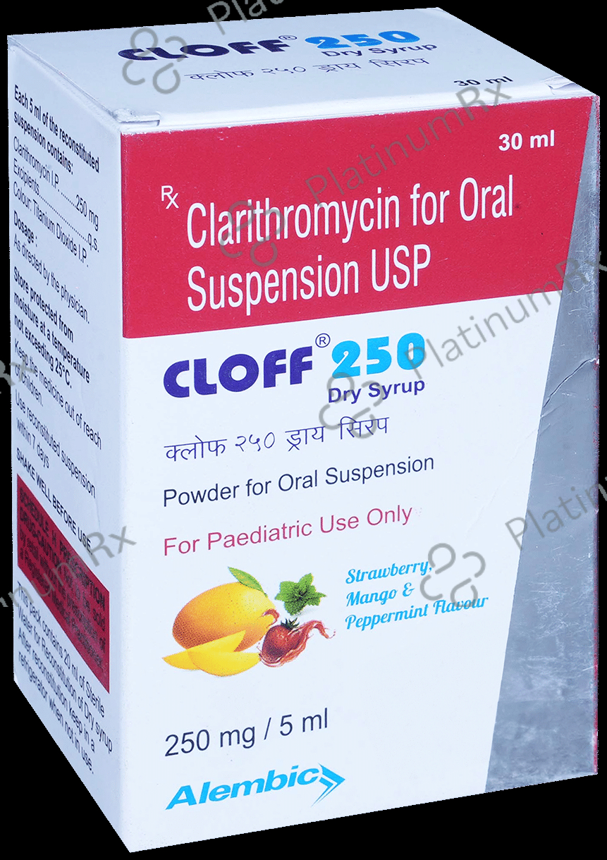 Cloff 250mg Dry Syrup 30ml