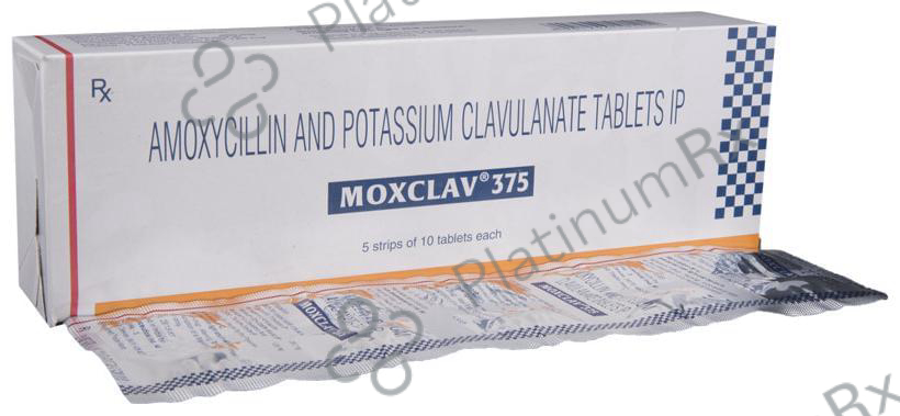 Mox Clav 375mg Tablet 10s