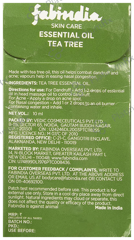 Fabindia Tea Tree Essential Oil