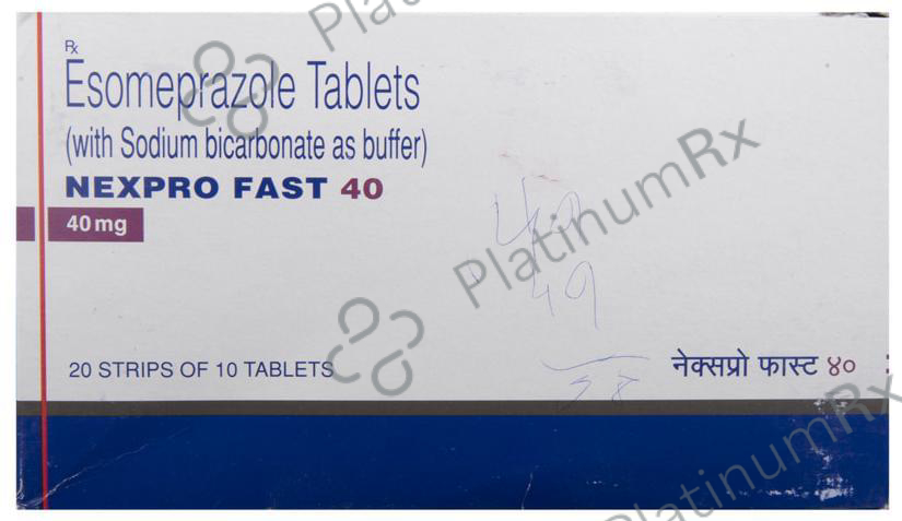 Nexpro Fast 40mg Tablet 10s