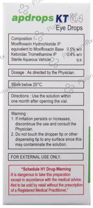 Apdrops KT 0.4% Eye Drops 5ml