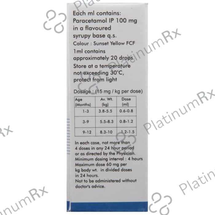 Dolo 100mg Oral Suspension 15ml