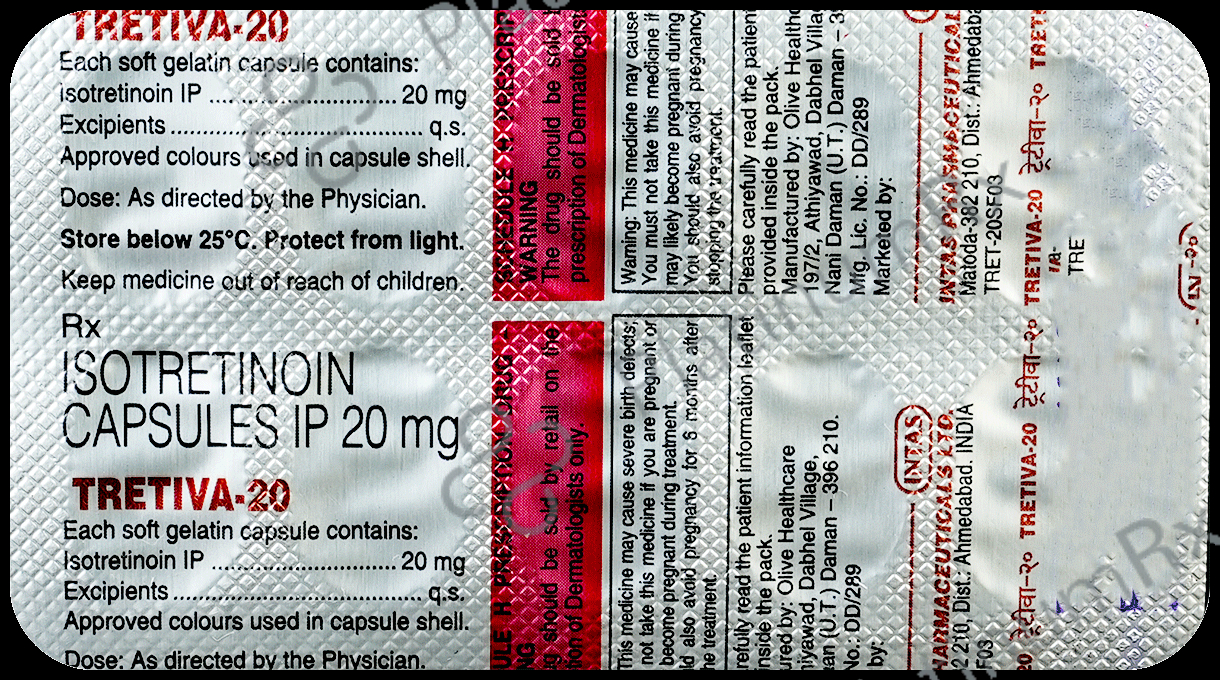 Tretiva 20mg Capsule 10s