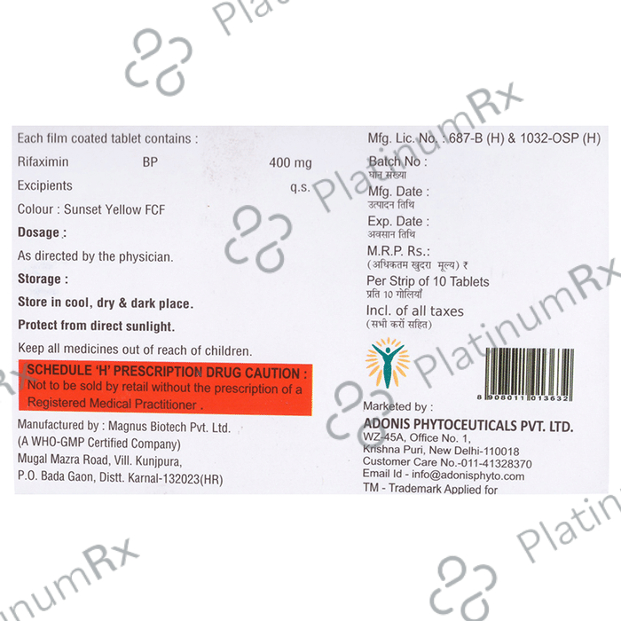 Rifonis 400 Tablet