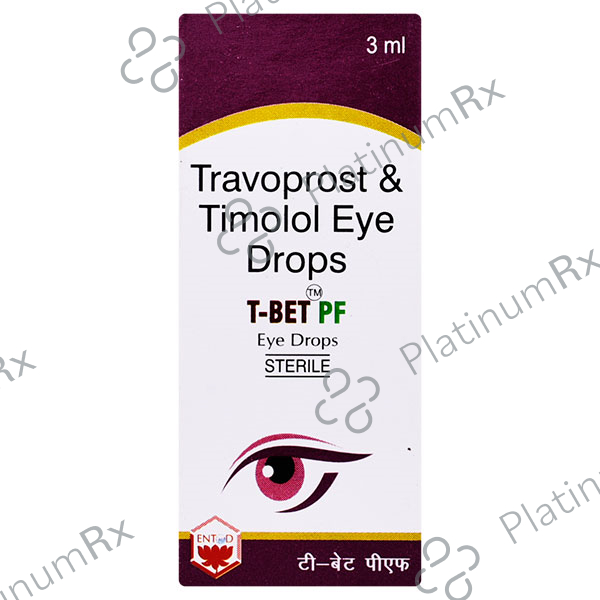 T Bet PF 5mg/50IU Eye Drop 3ml