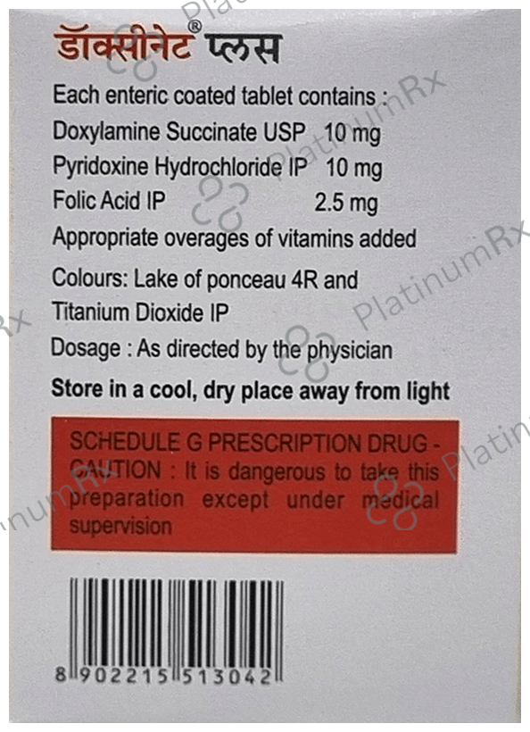 Doxinate Plus Tablet 30s