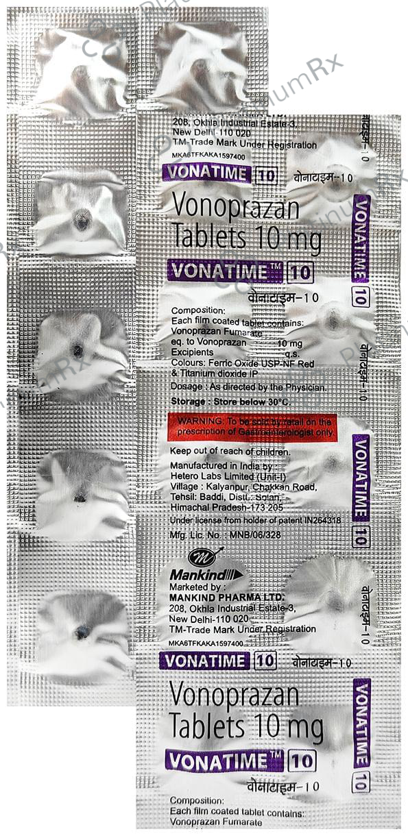 Vonatime 10mg Tablet 10s