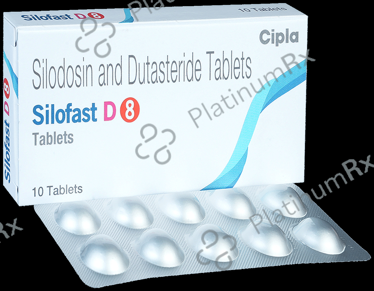 Silofast D 8/0.5mg Tablet 10s