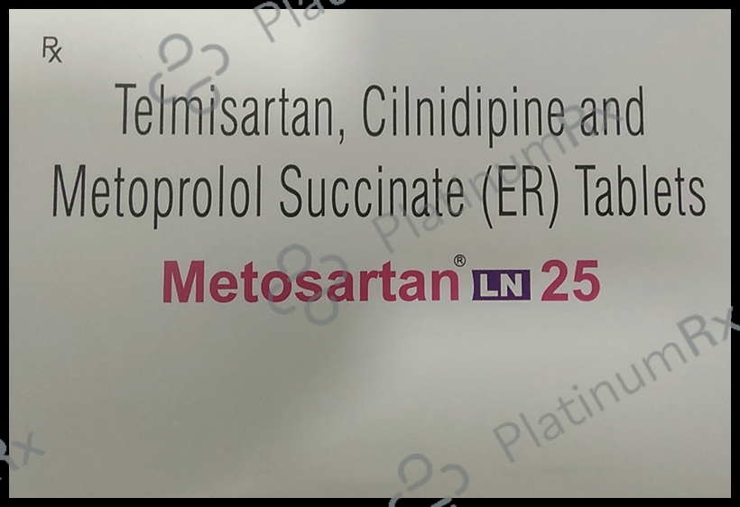 Metosartan LN 25mg Tablet ER 10s