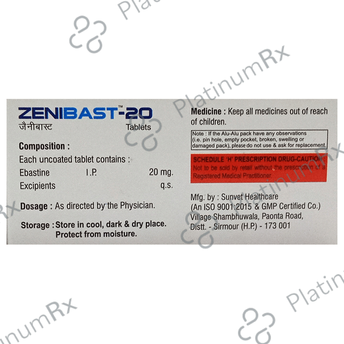 Zenibast 20 Tablet
