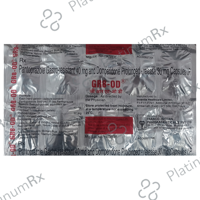 GR8 OD 30/40mg Capsule PR 10s