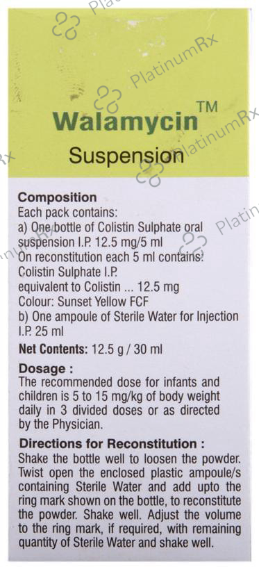 Walamycin 12.5mg Oral Suspension 30ml