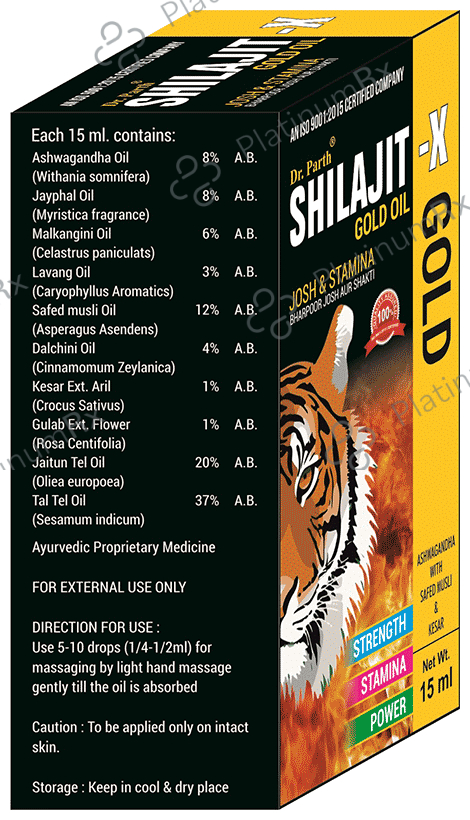 Dr. Parth Shilajit-X Gold Oil