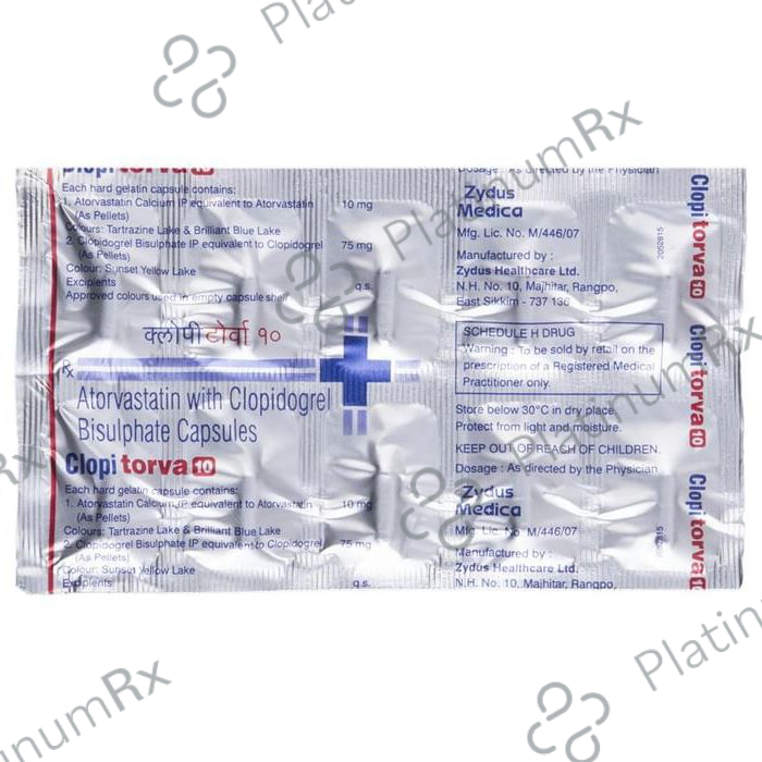 Clopitorva 10 Capsule 10 Capsule