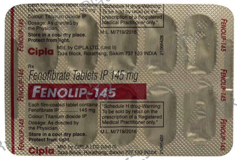 Fenolip 145mg Tablet 10s