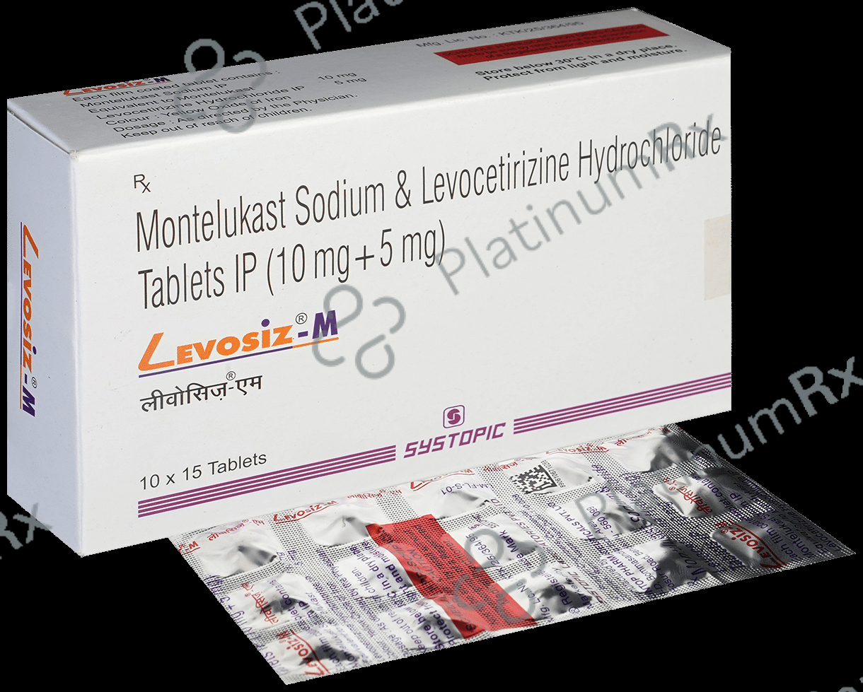 Levosiz M 5/10mg Tablet 15s