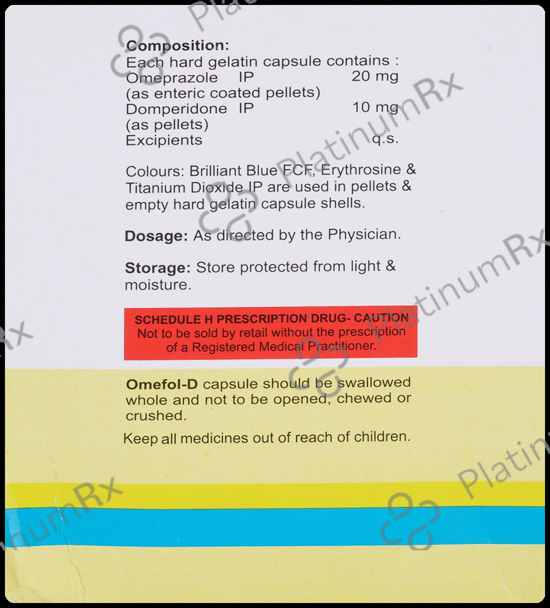 Omefol D 10mg/20mg Capsule