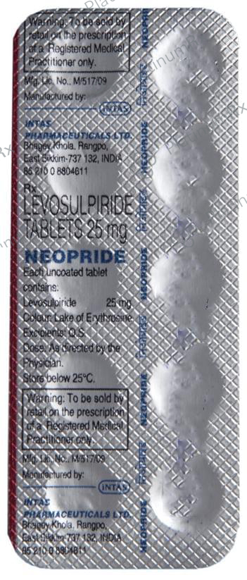 Neopride 25mg Tablet 10s