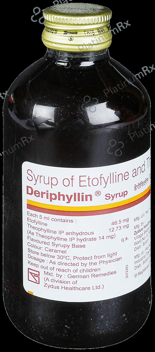 Deriphyllin 46.5/12.73mg Syrup 200ml