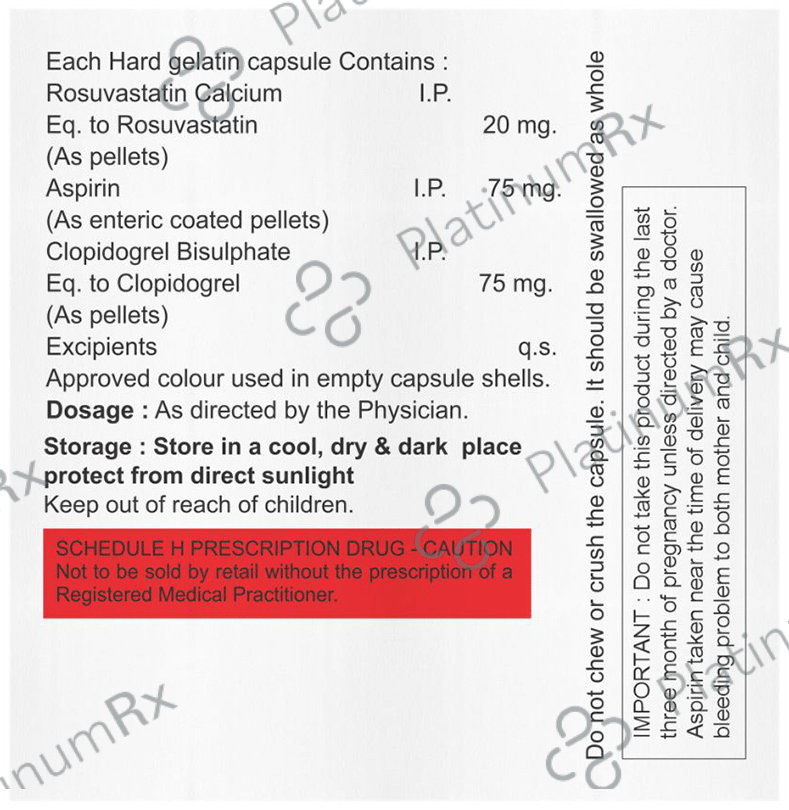 Rosuvil Gold 75mg/20mg/75mg Capsule
