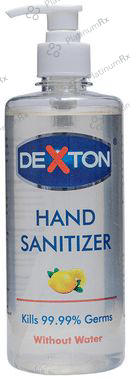 Dexton FDA Approved Hand Sanitizer Lemon 500 Sanitizer