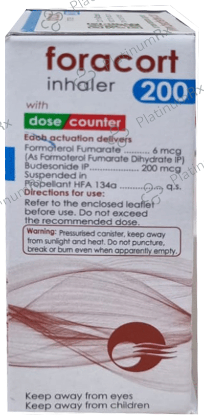 Foracort 200/6mcg Inhaler 120MDI