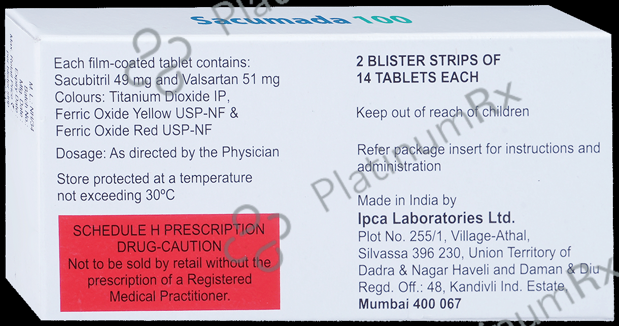 Sacumada 49/51mg Tablet 14s