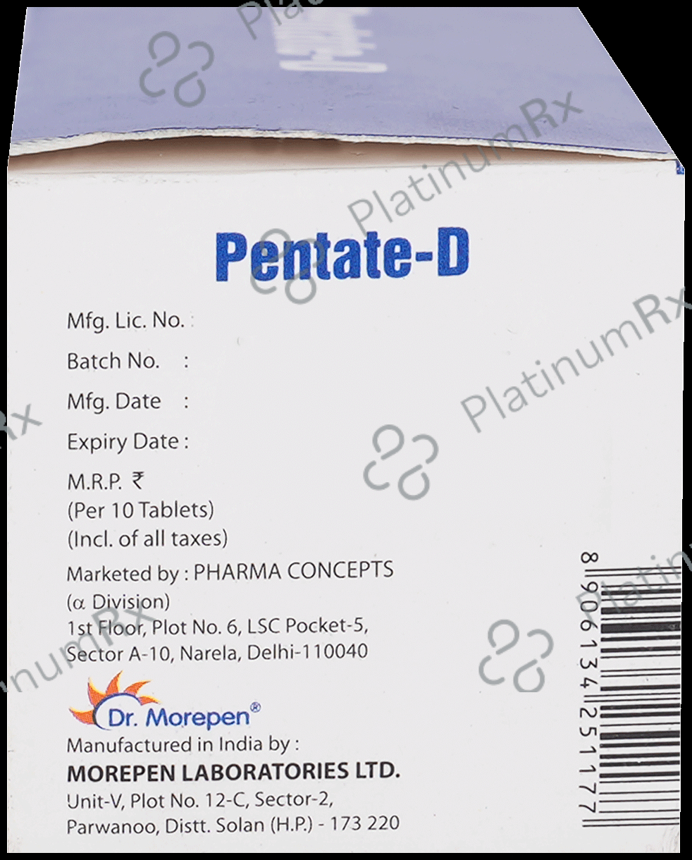 Pentate D Tablet 10s
