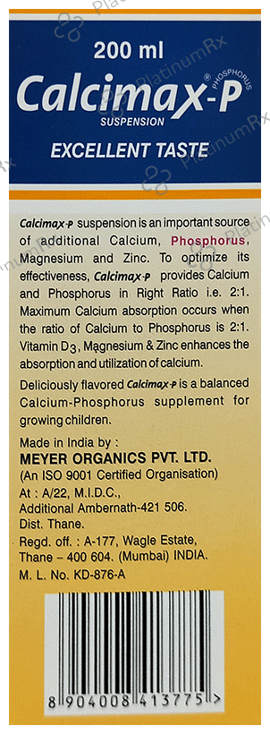 Calcimax P Suspension 200ml